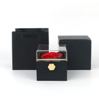 Ewige Rose Geschenkbox – Drehbare Schmuckschublade, Seifenblume, Valentinstag