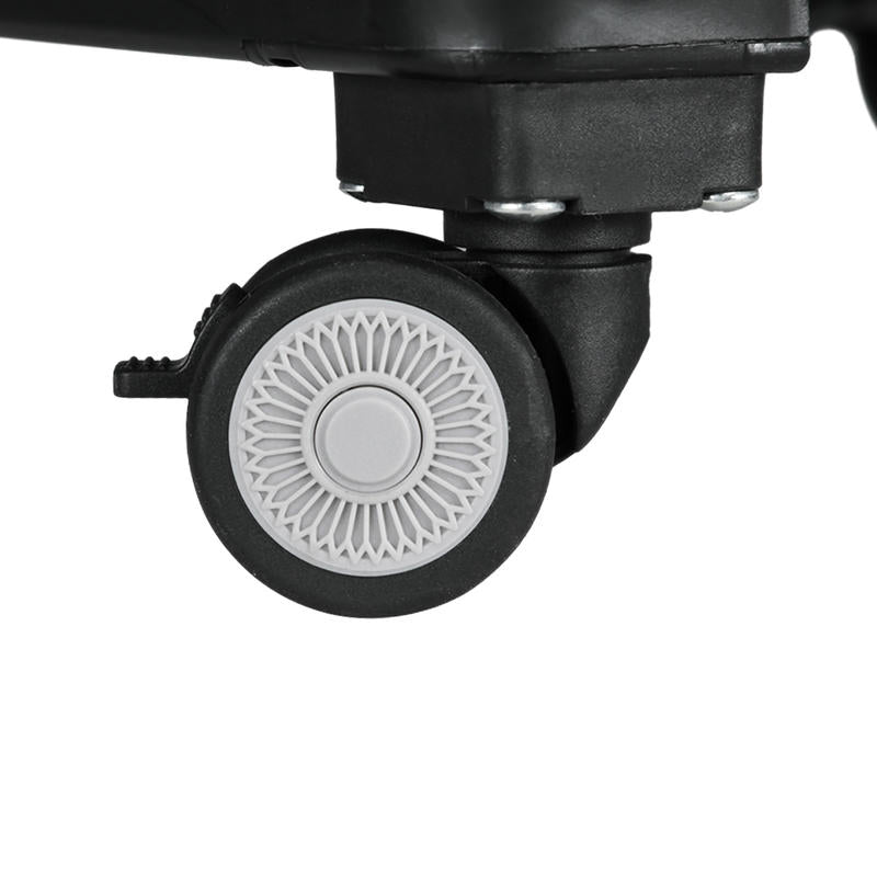 Faltbarer Einkaufswagen mit Teleskopgriff, Treppensteiger, Max. Tragkraft 65 kg, Schwarz