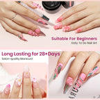 2pcs Transparent 3D Sculpting Gel Set - Non-Stick Hand Carving Gel, Suitable for Nail Art, 3D Flower Designs, and Salon Supplies, Nail Sculpting Gel, Gel Nail Kits, Nail Molding Gel, Beauty Professionals, DIY Manicure Lovers