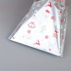 21-teiliges Set mit Weihnachtsgeschenktüten, mit festlichem Design, verschiedene Arten von Geschenkverpackungen, aus Kunststoff.