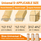 24 Stück Stuhlbeinschoner, Filzgleiter zur Geräuschreduzierung