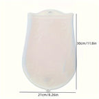 1 lebensmittelechter, Antihaftbeschichteter Silikon-Knetbeutel mit Griff