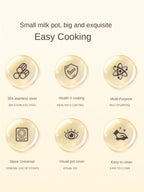 Edelstahl-Siebkorb zum Kochen: Ideal zum Abgießen von Nudeln, Braten und Zubereiten von Suppen – geeignet für alle Arten von Speisen.ktops