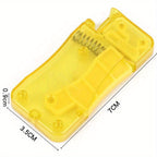 3-teiliges Set gelber Nadeleinfädler mit Federführung