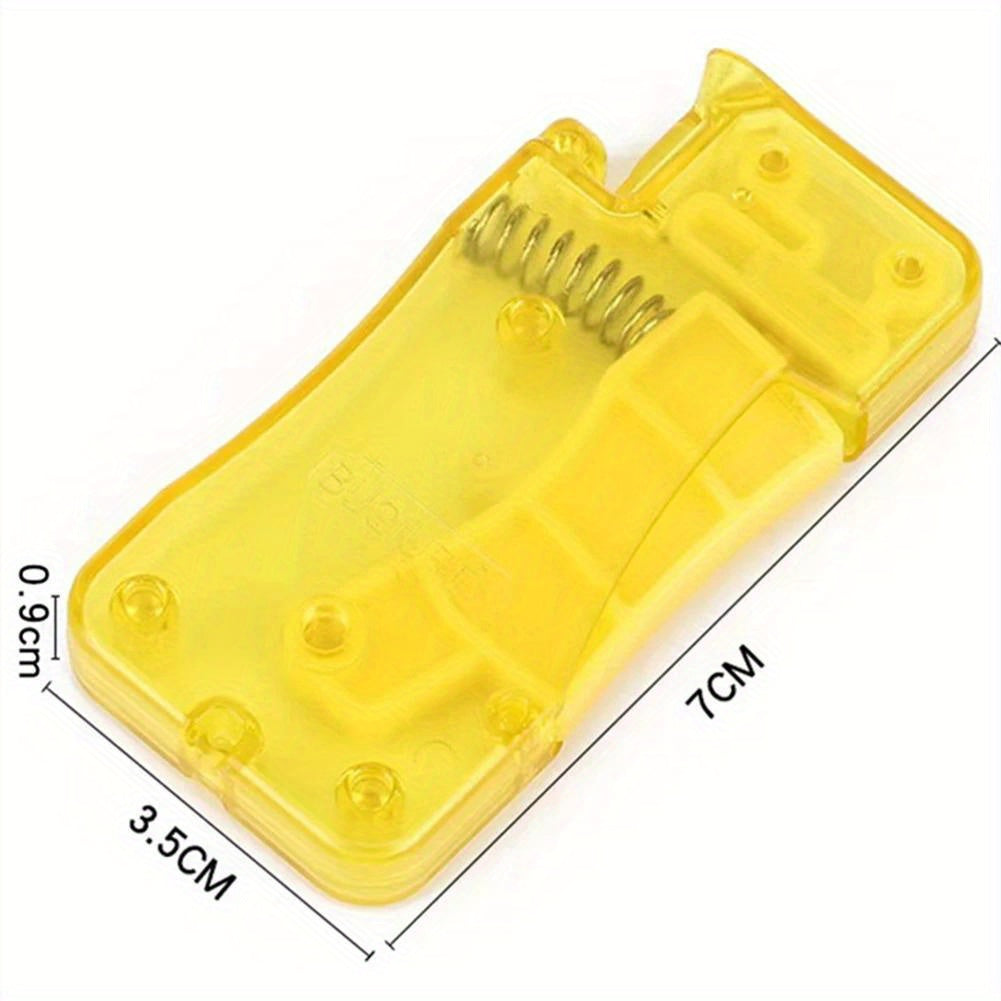 3-teiliges Set gelber Nadeleinfädler mit Federführung