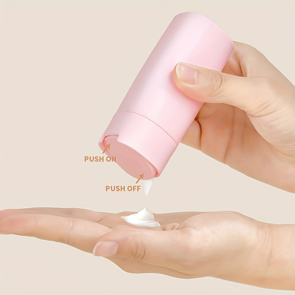 5-teiliges Reiseflaschen-Set mit Löffel und Etikettenaufklebern für Shampoo, Spülung, Lotion und Reinigungsmittel – Unverzichtbar für Fitnessstudio und Reisen