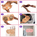 3-in-1 Luxus-BH-Wäscheorganizer inklusive Geschenkbox, XL Premium-Silikon-Waschbeutel für BHs, Feinwäsche und Socken, verhindert Ausleiern und Verheddern, maschinenwaschbar und trocknergeeignet, perfekt für Zuhause und Reisen