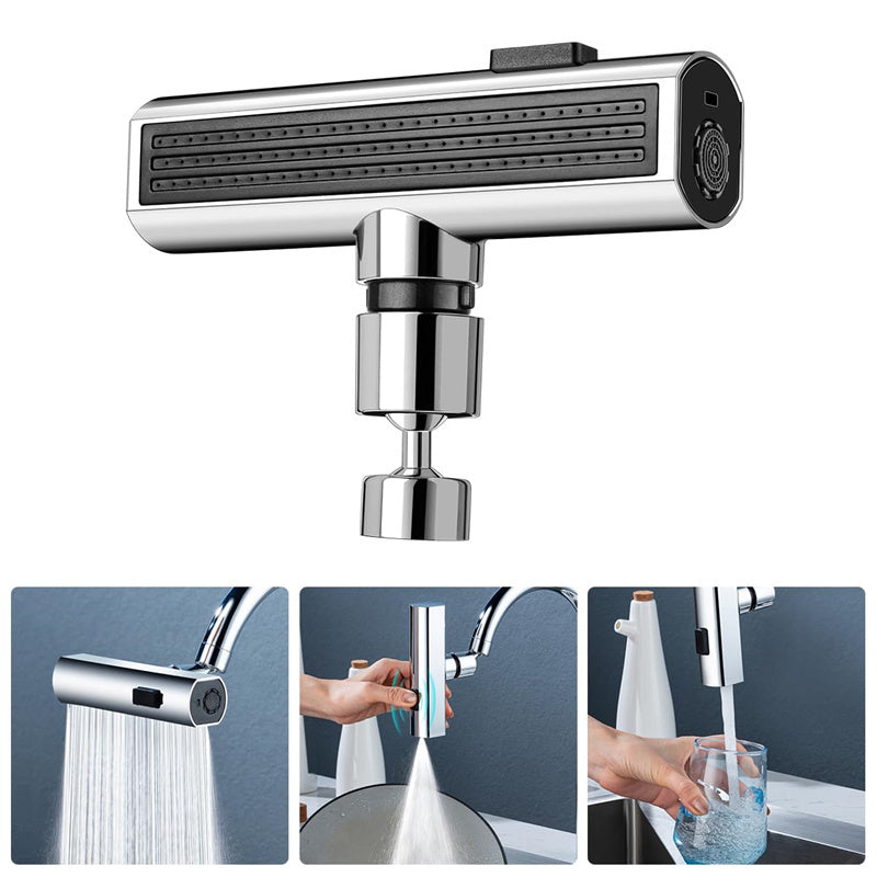 Robinet de cuisine cascade anti-éclaboussures, buse rotative universelle, rallonge multifonctionnelle pour robinet d'eau, gadgets de cuisine