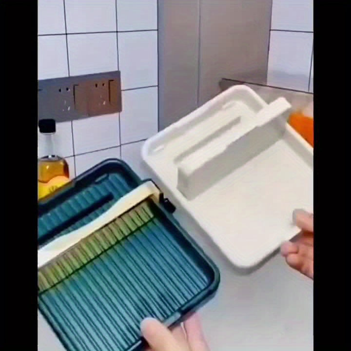 Faltbarer Deckelhalter – Praktische Deckelablage zum Kochen und Servieren – Hält Löffel und Küchenutensilien ordentlich – Geeignet für Küchenarbeitsplatte und Herd – Vielseitiges Kunststoffregal