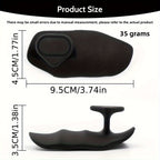 2 Stück rutschfeste Griffpolster aus Silikon fürs Fitnessstudio – Ergonomische Handschützer mit hochdichtem, strukturiertem Design für Gewichtheben, Kniebeugen, Hanteln