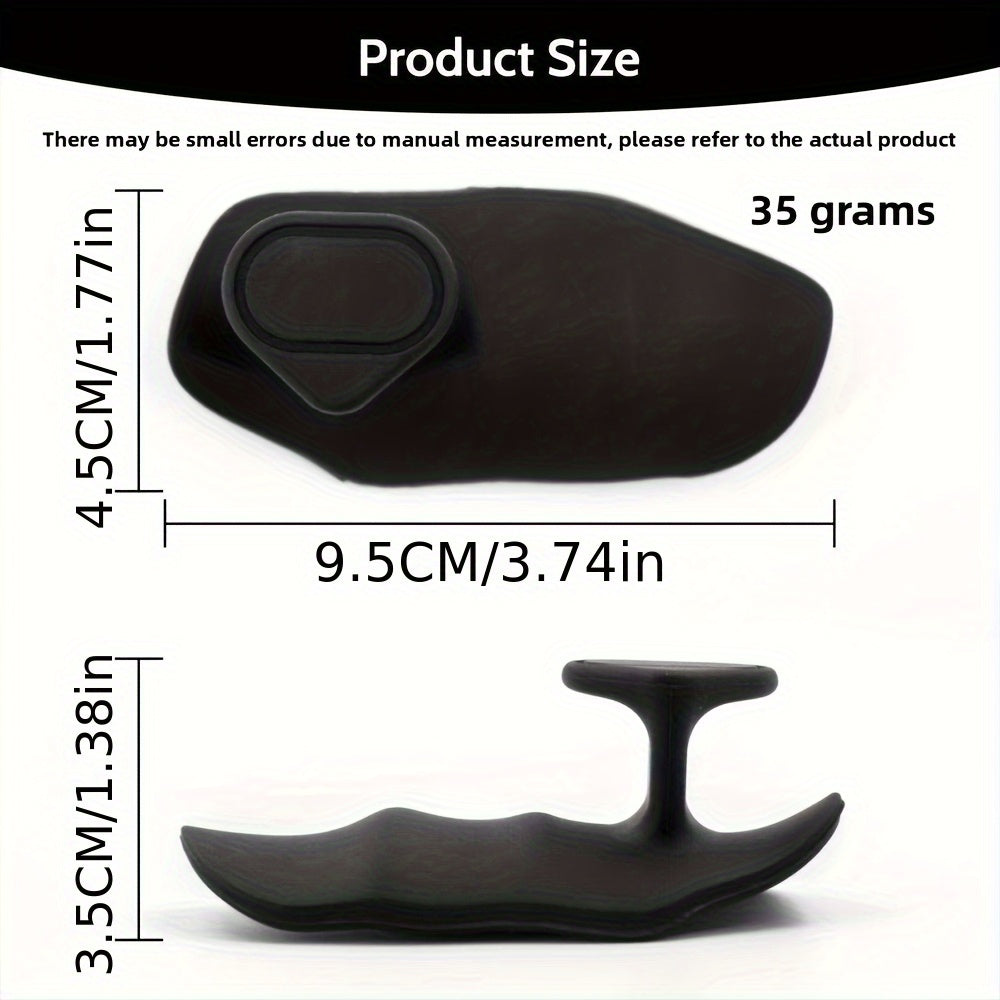 2 Stück rutschfeste Griffpolster aus Silikon fürs Fitnessstudio – Ergonomische Handschützer mit hochdichtem, strukturiertem Design für Gewichtheben, Kniebeugen, Hanteln