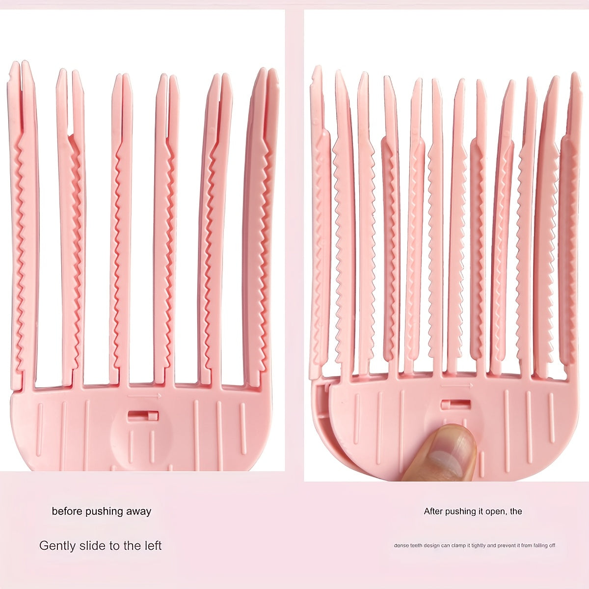 Elegante Haarspange für mehr Volumen – Rutschfester, unsichtbarer Ansatzkamm für Pony und Styling – Das perfekte Valentinstagsgeschenk