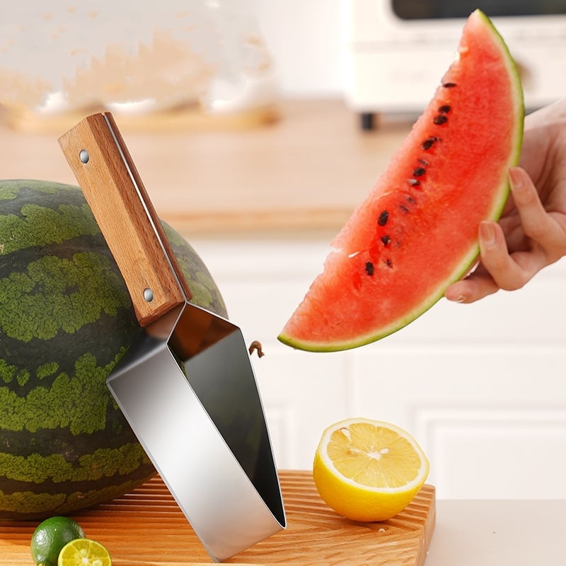 Edelstahl Wassermelone Slicer Dreieck Wassermelone Cutter Küche Obst Messer Slicer Melone Teiler Obst und Gemüse Werkzeug