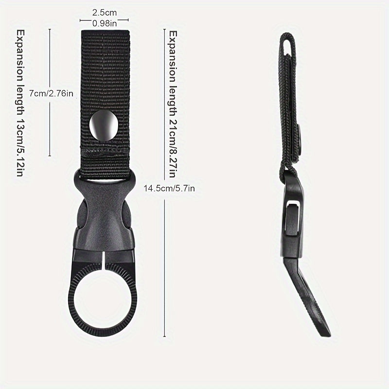 Praktischer Flaschenclip für unterwegs – ideal für Outdoor-Abenteuer