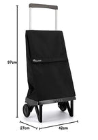 Klappbarer Einkaufstrolley Rolser Plegamatic MF 2 Räder - Burdeos