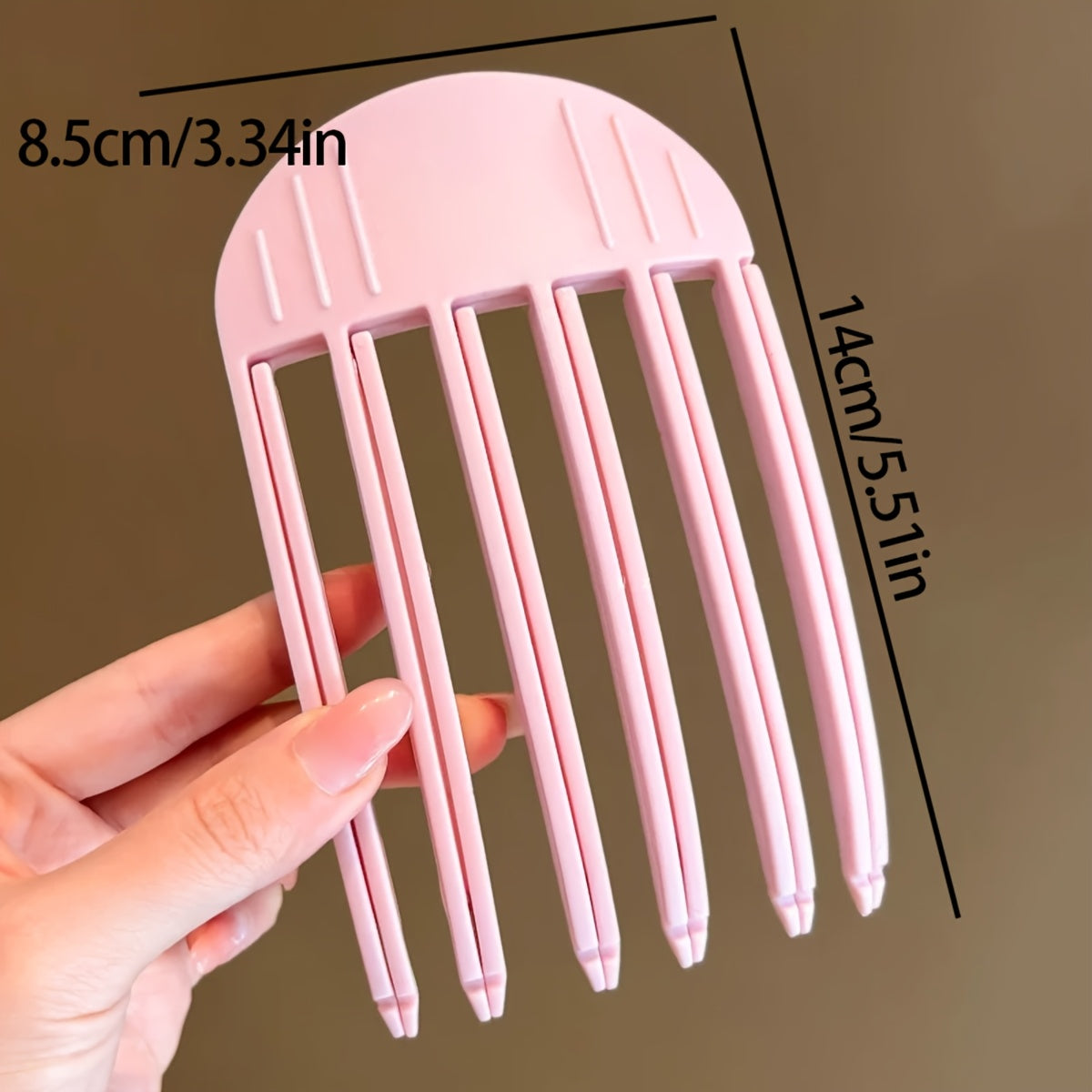 Elegante Haarspange für mehr Volumen – Rutschfester, unsichtbarer Ansatzkamm für Pony und Styling – Das perfekte Valentinstagsgeschenk