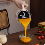 BALASHOV Multifunktions-Smoothie-Maker mit automatischer Sojamilcherhitzung, Eiswürfelrührfunktion und Saftzubereitung – Leiser Betrieb, Digitalanzeige, EU-Stecker, ideal für Shakes, Müsli, Slush-Eis und Speisen, Küchengerät