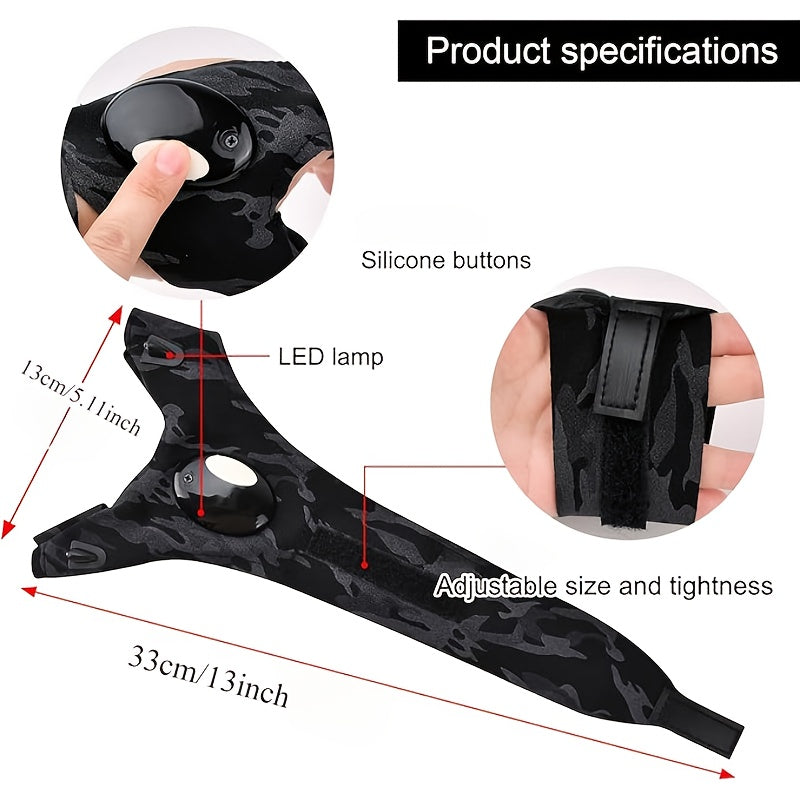 LED-Handschuh-Taschenlampe für Männer – Einzigartiges und cooles Gadget, Fingerlampe für Outdoor-Aktivitäten wie Reparaturen und Camping, freihändige Lampe