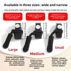 10 Stück universelles Werkzeug zum Austauschen von Schlossköpfen, schwarz, kostenloses Reparaturwerkzeug für Kleidung, Taschen, Schuhe und Stiefel sowie allgemeines Zubehör