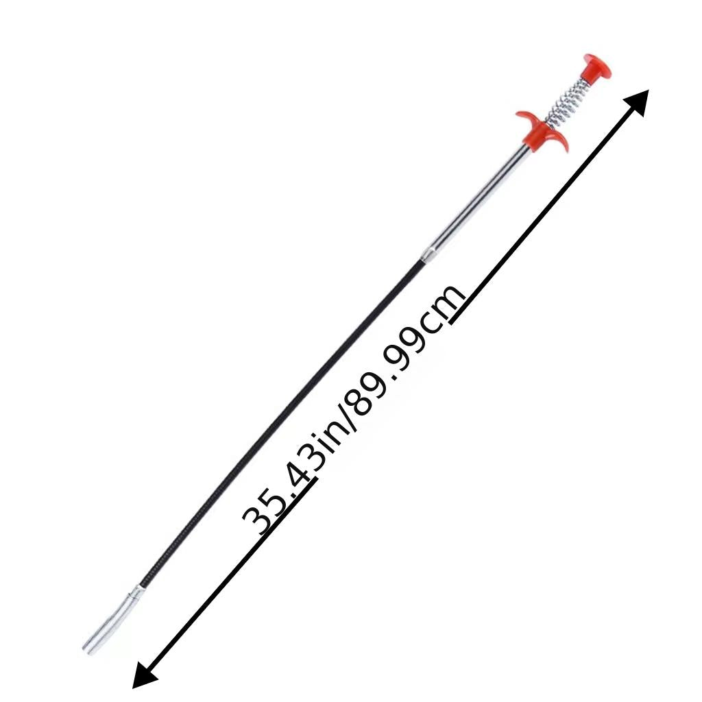 1 Stück flexibles Abflussreinigungswerkzeug – Abflussreiniger für Küchenspülen, Badewannen, Toiletten und Rohre, leichtes Abflussreinigungsgerät, benutzerfreundlicher Rohrreiniger | Flexibles Schlangendesign | Flexibles Greifwerkzeug
