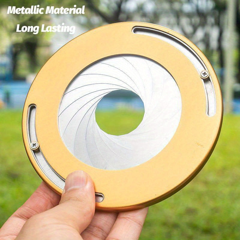 Verstellbares Präzisions-Kreiszeichenwerkzeug – Doppelmetall-Messlineal für Rohrdurchmesser und Holzbearbeitungsdesigns, nicht elektrisch, robustes Messingmaterial, Holzbearbeitungswerkzeug | Elegante Metalloberfläche | Messwerkzeug