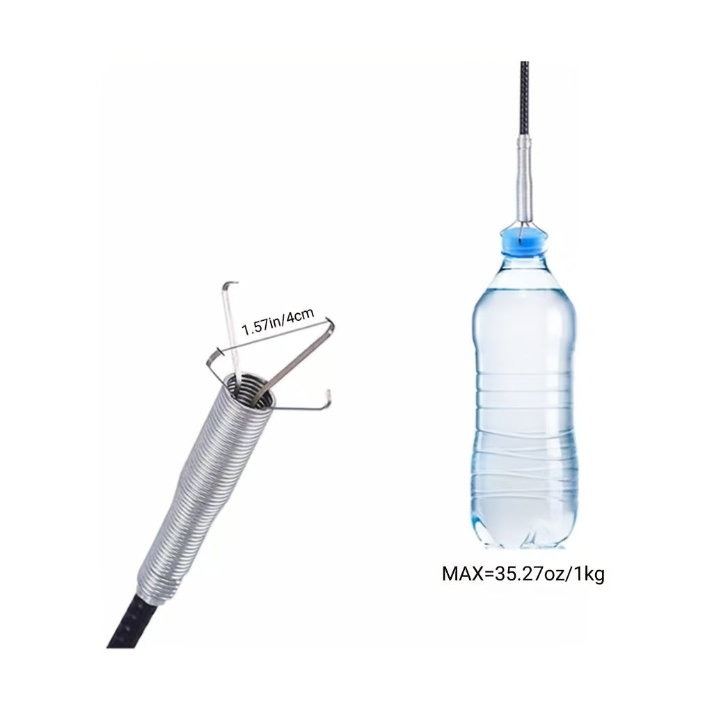 1 Stück flexibles Abflussreinigungswerkzeug – Abflussreiniger für Küchenspülen, Badewannen, Toiletten und Rohre, leichtes Abflussreinigungsgerät, benutzerfreundlicher Rohrreiniger | Flexibles Schlangendesign | Flexibles Greifwerkzeug
