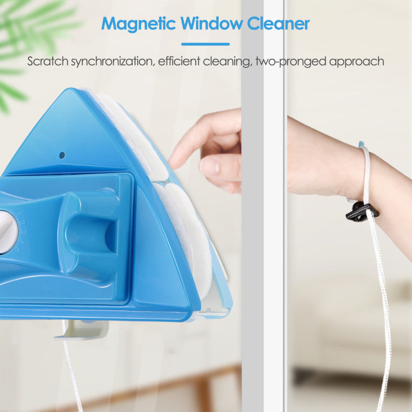 Doppelseitiger Fensterreiniger, Glaswischer, magnetisches Reinigungswerkzeug, verstellbares magnetisches Reinigungsbürstenwerkzeug
