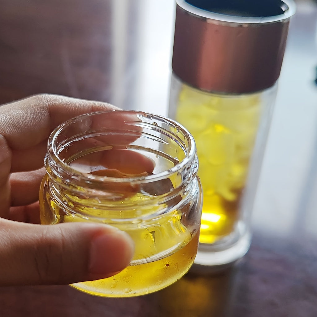 Doppelwandige, isolierte Thermoskanne aus Borosilikatglas