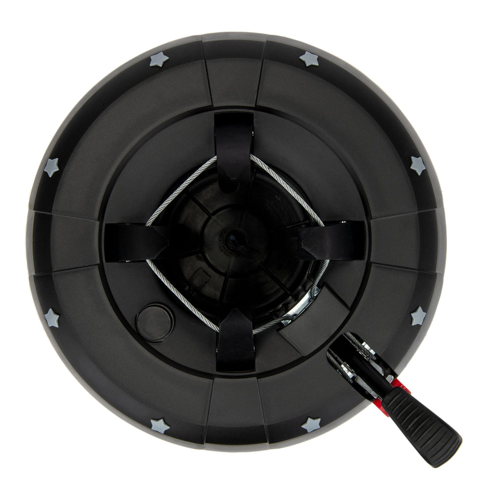 Christmas Tree Stands with Foot Pedal Function And Single-Cable Technology, Plastic/Metal Christmas Tree Stands in Various Sizes Green/Anthracite, Christmas Tree Stands with Child Safety And Large Water Tank with Water Level