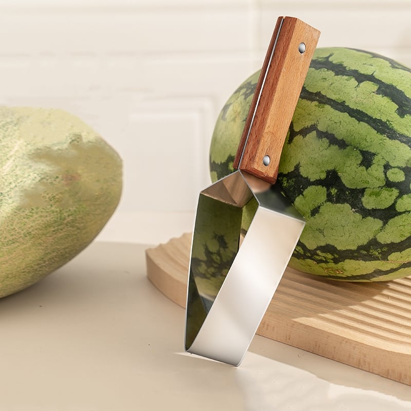 Edelstahl Wassermelone Slicer Dreieck Wassermelone Cutter Küche Obst Messer Slicer Melone Teiler Obst und Gemüse Werkzeug