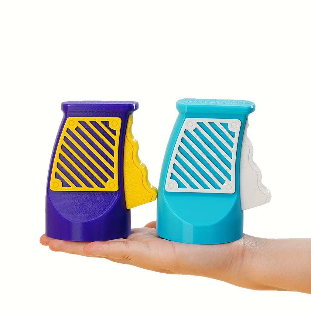 Tragbarer, manueller Dosenöffner mit ergonomischem Griff und Klingen – robuste ABS-Konstruktion, kompaktes und leichtes Design für Bier, Limonade, Erfrischungsgetränke, Camping und Reisen – griffiger Griff, stabile Konstruktion, ideal für Zuhausee