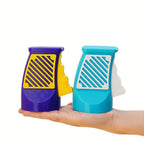 Tragbarer, manueller Dosenöffner mit ergonomischem Griff und Klingen – robuste ABS-Konstruktion, kompaktes und leichtes Design für Bier, Limonade, Erfrischungsgetränke, Camping und Reisen – griffiger Griff, stabile Konstruktion, ideal für Zuhausee