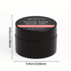 2pcs Transparent 3D Sculpting Gel Set - Non-Stick Hand Carving Gel, Suitable for Nail Art, 3D Flower Designs, and Salon Supplies, Nail Sculpting Gel, Gel Nail Kits, Nail Molding Gel, Beauty Professionals, DIY Manicure Lovers