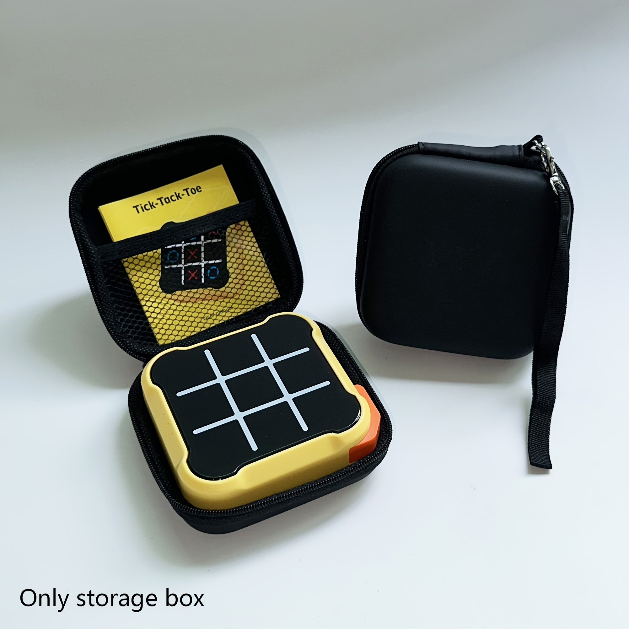 Aufbewahrungsbox für elektronische Spiele, Organizer-Tasche für Tic-Tac-Toe-Spielkonsolen, geeignet für Tic-Tac-Toe-Spielkonsolen