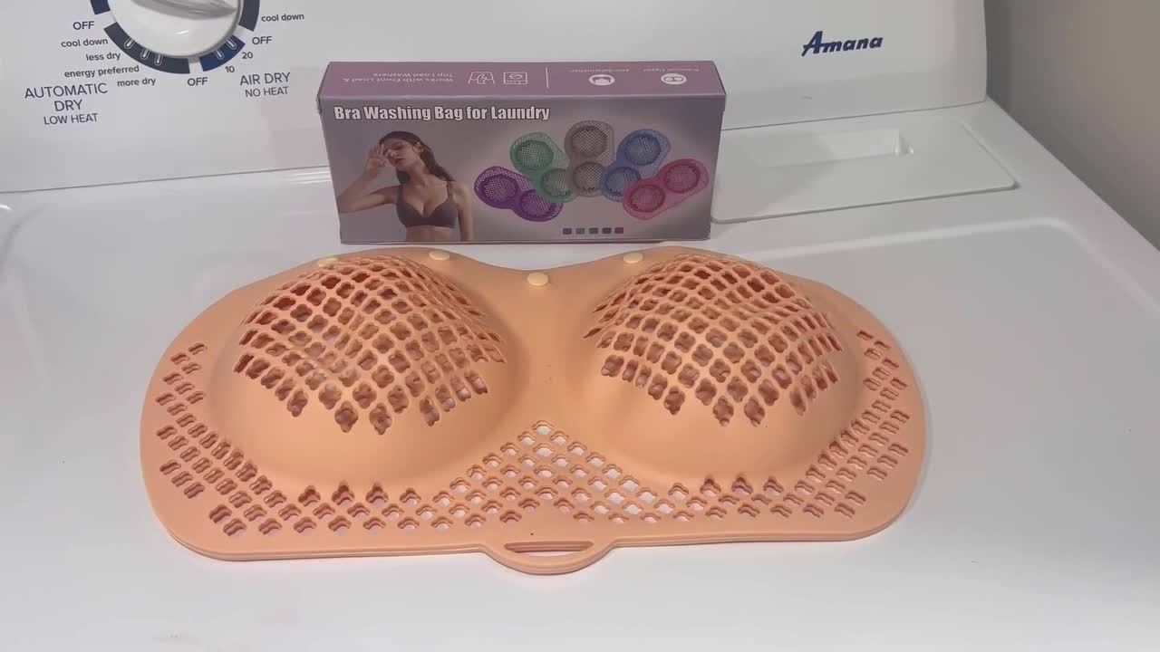 3-in-1 Luxus-BH-Wäscheorganizer inklusive Geschenkbox, XL Premium-Silikon-Waschbeutel für BHs, Feinwäsche und Socken, verhindert Ausleiern und Verheddern, maschinenwaschbar und trocknergeeignet, perfekt für Zuhause und Reisen