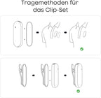 Plaud NotePin Clip- und Pin-Set für NotePin AI Voice Recorder