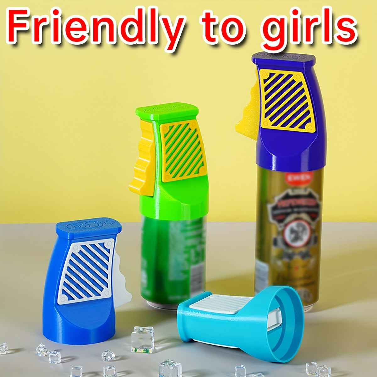 Tragbarer, manueller Dosenöffner mit ergonomischem Griff und Klingen – robuste ABS-Konstruktion, kompaktes und leichtes Design für Bier, Limonade, Erfrischungsgetränke, Camping und Reisen – griffiger Griff, stabile Konstruktion, ideal für Zuhausee