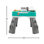 FISHER-PRICE HXG09 Lernspaß DJ-Spieltisch – Musikalisches Lernspielzeug mit 3 Klavierspielmodi, Lichtern, 12 Motorikaktivitäten und über 100 Liedern und Tönen, spricht Deutsch, ab 6 Monaten / 1 Jahr