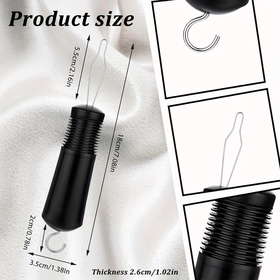 Knopfhaken und Reißverschluss-Ziehring, Hilfsmittel, Anziehhilfen, Hemdenknopf-Hilfsmittel, Einhandbedienung, Behinderte, Senioren