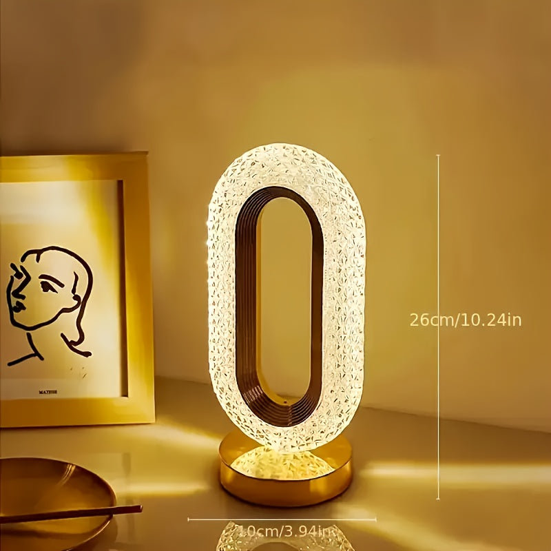 2er-Set moderne Acryl-Tischlampen | Verstellbare LED-Lampe mit 3 Farbmodi, Touch-Schalter, ideal für Zuhause, Büro, Arbeitszimmer, Lesen, perfektes Weihnachtsgeschenk