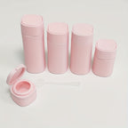 5-teiliges Reiseflaschen-Set mit Löffel und Etikettenaufklebern für Shampoo, Spülung, Lotion und Reinigungsmittel – Unverzichtbar für Fitnessstudio und Reisen