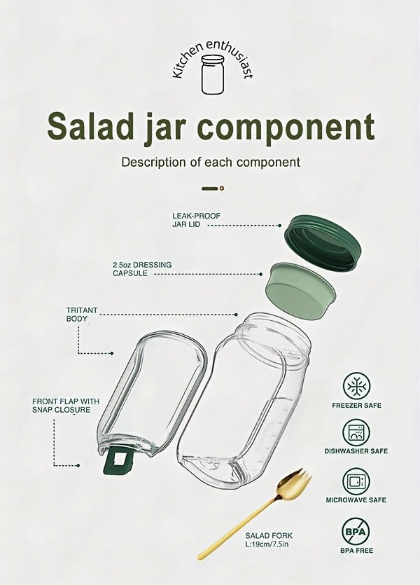 Mikrowellen-/spülmaschinenfester, luftdichter, stapelbarer ABS-Aufbewahrungsbehälter mit auslaufsicherem Deckel und Seitentür – Einmachglas für Meal Prep, Mittagessen, Büro, Reisen – mikrowellengeeignetes