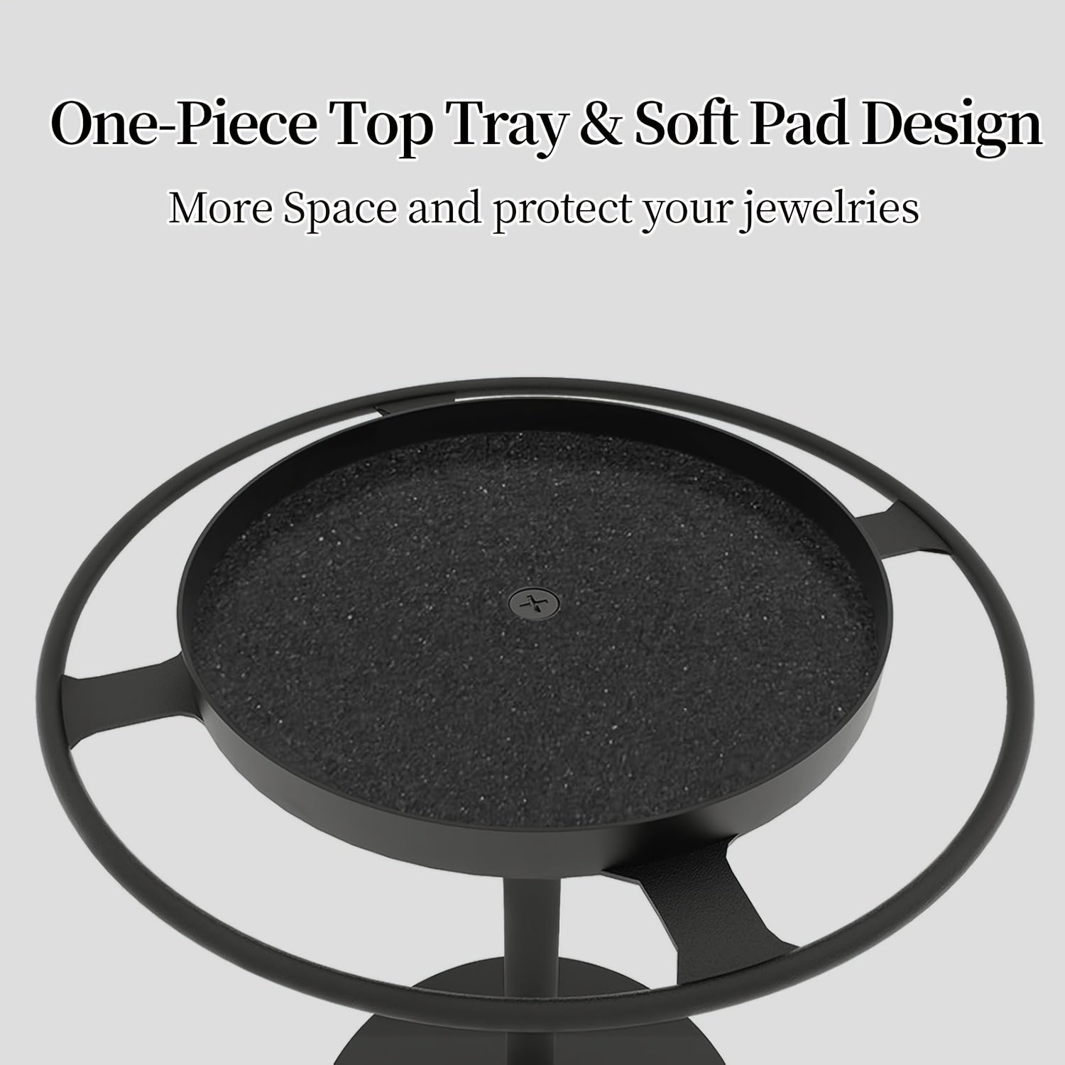 3-teiliges, vormontiertes Aufbewahrungsregal für 10 Brillen und Schmuck – Gold/Schwarz, geeignet für Brillen bis 8,89 cm Durchmesser, platzsparendng Organizer with Hooks, Tool-Free Assembly, Ideal for Home & Retail Use, Glasses Hanging Rack, Jewelry Or