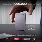 PLAUD NOTE AI Digital Voice Recorder, 64 GB Aufnahmegerät mit ChatGPT