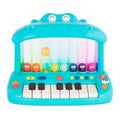 Land of B. Nilpferd-Spielzeug-Keyboard mit Lichtern und Liedern, Klavier, Musikspielzeug, Musikinstrument zum Klavierspielen für Babys und Kinder ab 1 Jahr
