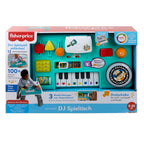 FISHER-PRICE HXG09 Lernspaß DJ-Spieltisch – Musikalisches Lernspielzeug mit 3 Klavierspielmodi, Lichtern, 12 Motorikaktivitäten und über 100 Liedern und Tönen, spricht Deutsch, ab 6 Monaten / 1 Jahr