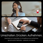 PLAUD NOTE AI Digital Voice Recorder, 64 GB Aufnahmegerät mit ChatGPT