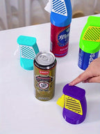 Tragbarer, manueller Dosenöffner mit ergonomischem Griff und Klingen – robuste ABS-Konstruktion, kompaktes und leichtes Design für Bier, Limonade, Erfrischungsgetränke, Camping und Reisen – griffiger Griff, stabile Konstruktion, ideal für Zuhausee