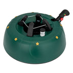 Christmas Tree Stands with Foot Pedal Function And Single-Cable Technology, Plastic/Metal Christmas Tree Stands in Various Sizes Green/Anthracite, Christmas Tree Stands with Child Safety And Large Water Tank with Water Level