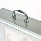 Gehäuse aus Aluminiumlegierung, nur leere Verpackung.